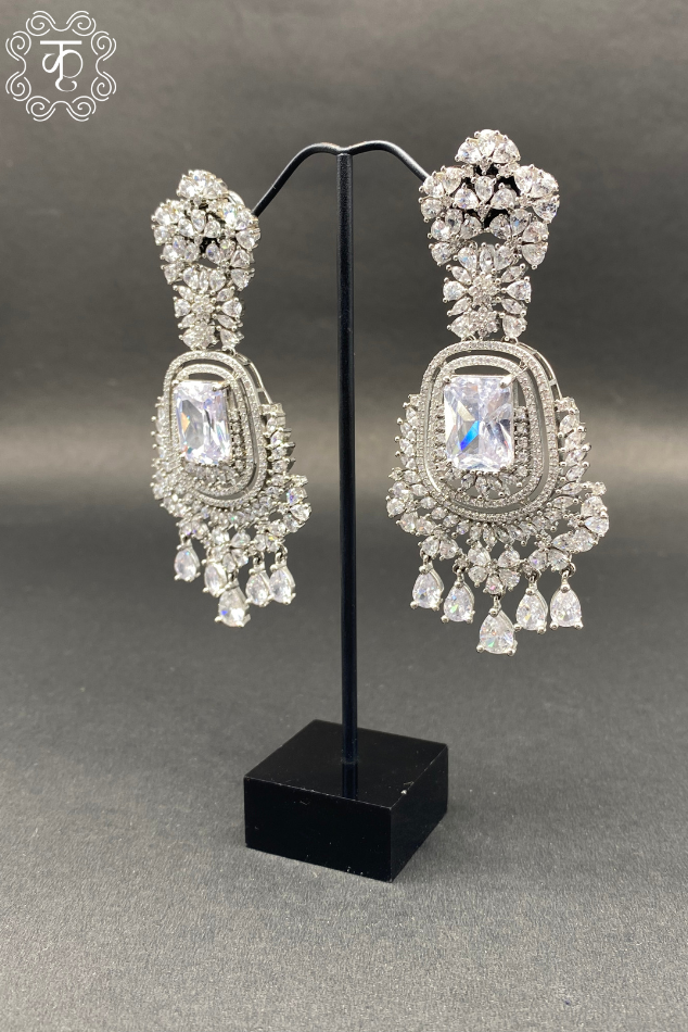 Silver AD Earrings - Image 2