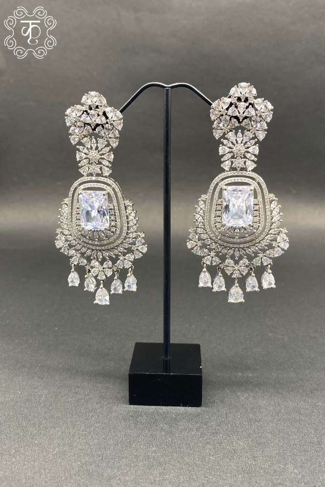 Silver AD Earrings - Image 4