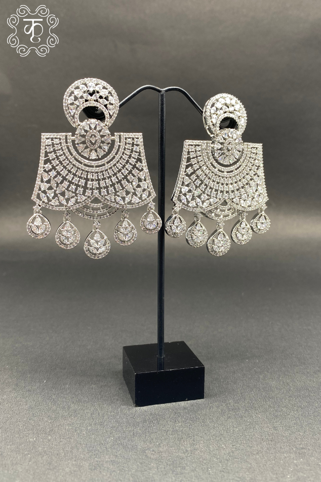 Silver AD Earrings - Image 2