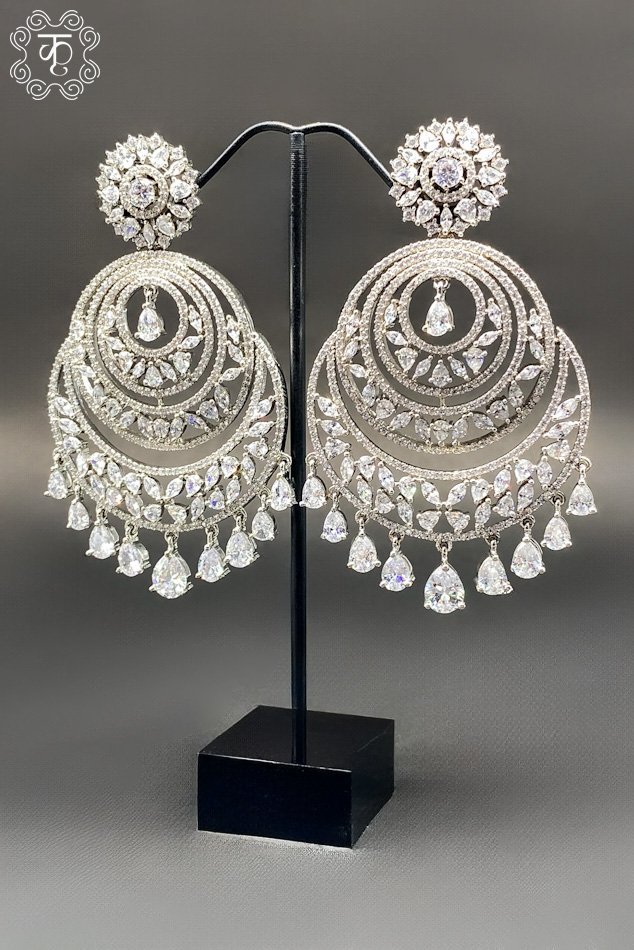 Silver AD Earrings - Image 2