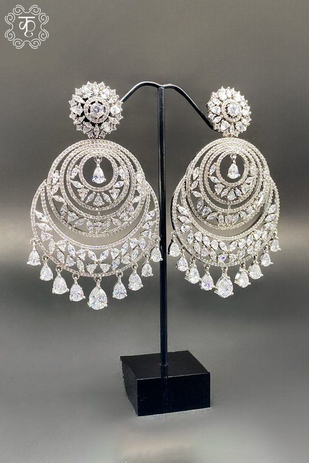 Silver AD Earrings - Image 3